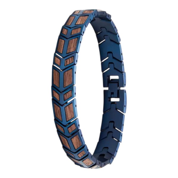 Bracciale blu e noce