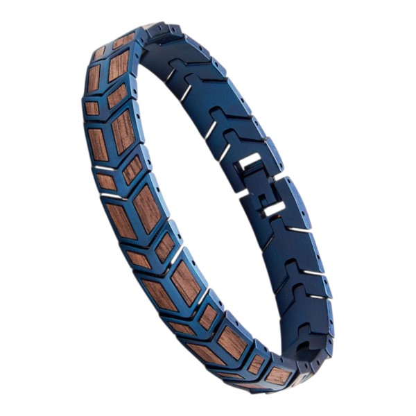 Bracciale blu e noce