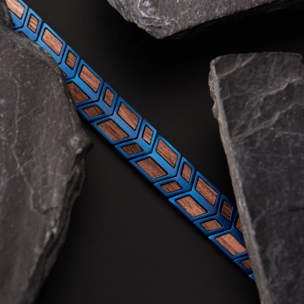 Bracciale blu e noce