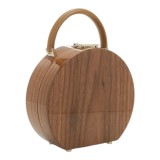 Baulletto - Borsa in legno di Noce
