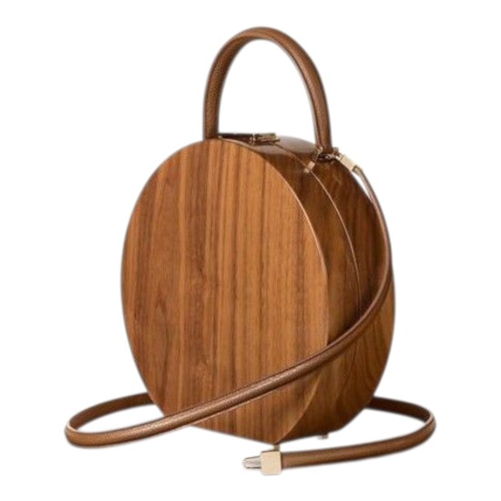 Baulletto - Borsa in legno di Noce