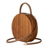 Baulletto - Borsa in legno di Noce
