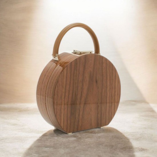 Baulletto - Borsa in legno di Noce